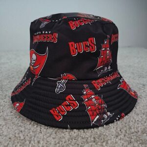 Tampa Bay Buccaneers‎ Bucket Hat NFL Football Team Red BUCS Fan Gear NWOT